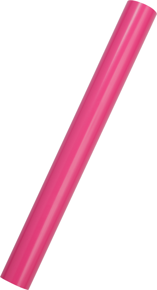 Fuchsia Glossy Wrapping Paper - Short Mini Roll (26.3 Sq Ft)