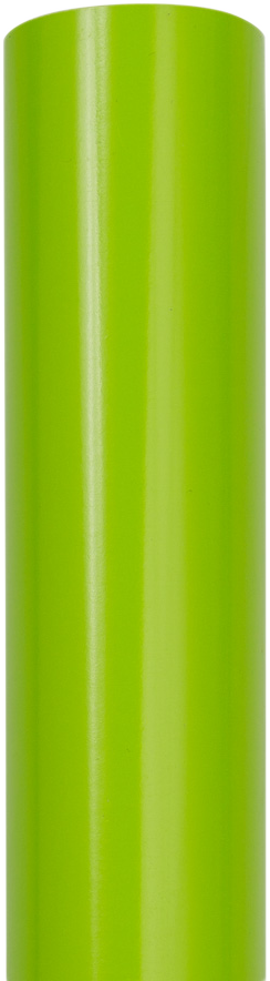 Lime Green Glossy Wrapping Paper - Short Mini Roll (26.3 Sq Ft)