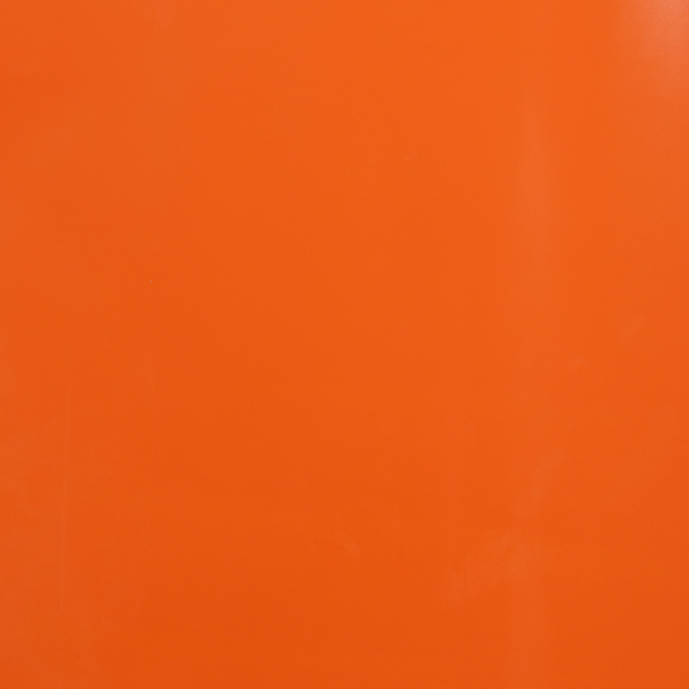 Orange Glossy Wrapping Paper - Short Mini Roll (26.3 Sq Ft)