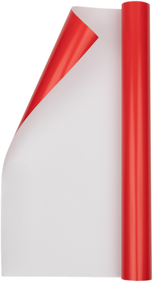 Red Glossy Wrapping Paper - Short Mini Roll (26.3 Sq Ft)
