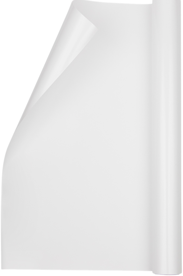 White Glossy Wrapping Paper - Short Mini Roll (26.3 Sq Ft)