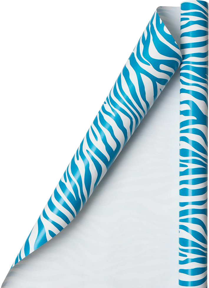 Blue Safari Wrapping Paper (25 Sq Ft)