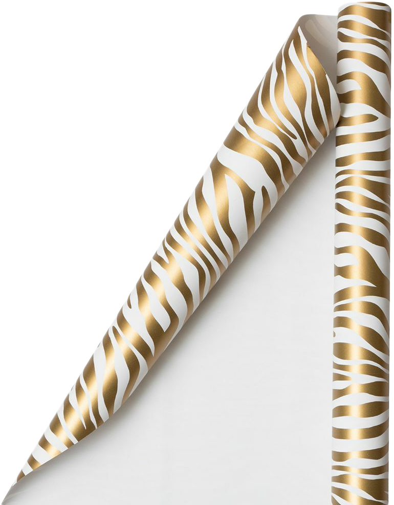 Gold Safari Wrapping Paper (25 Sq Ft)