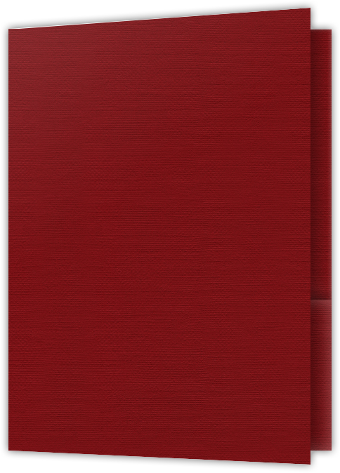 Red Hopsack 9 x 12 Folders