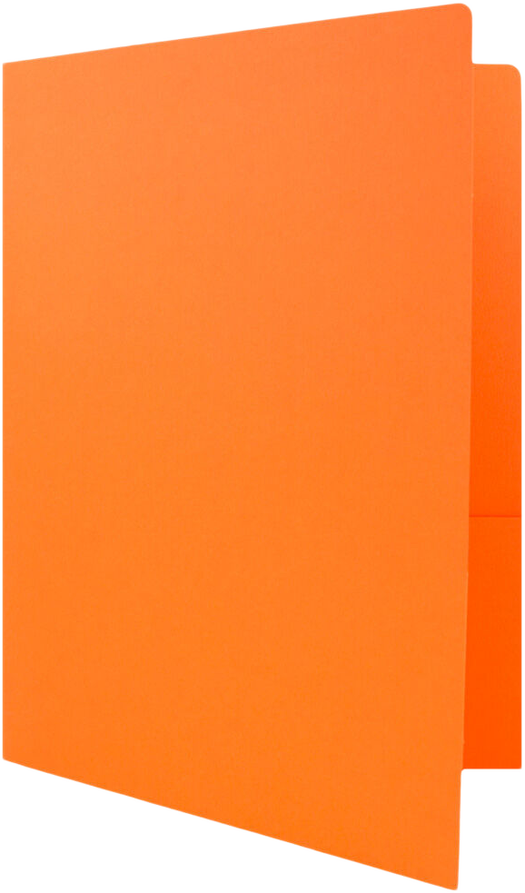 Mandarin Orange 9 x 12 Matte Folders