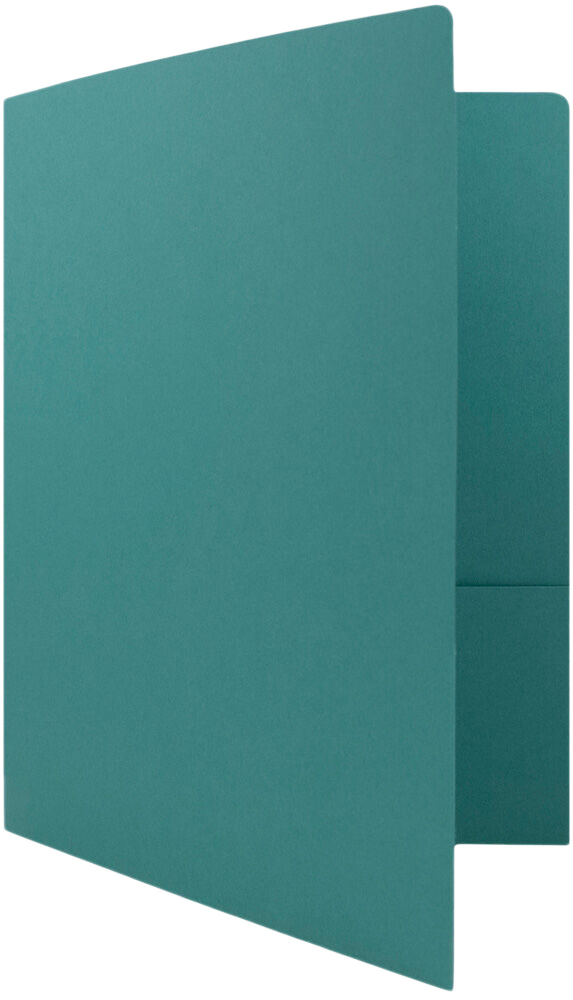 Teal 9 x 12 Matte Folders