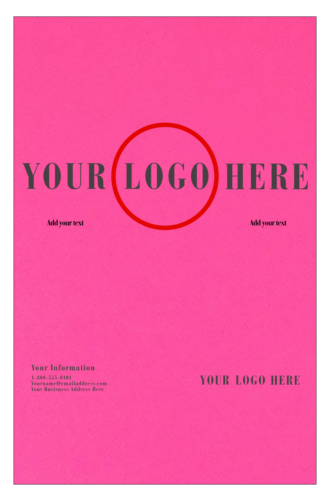 Fuchsia Pink Magenta 65lb 11 x 17 Cardstock