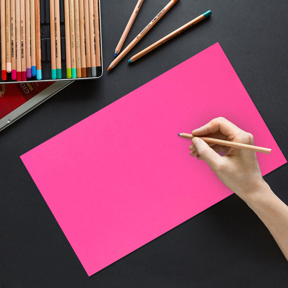Fuchsia Pink Magenta 65lb 8 1/2 x 14 Cardstock