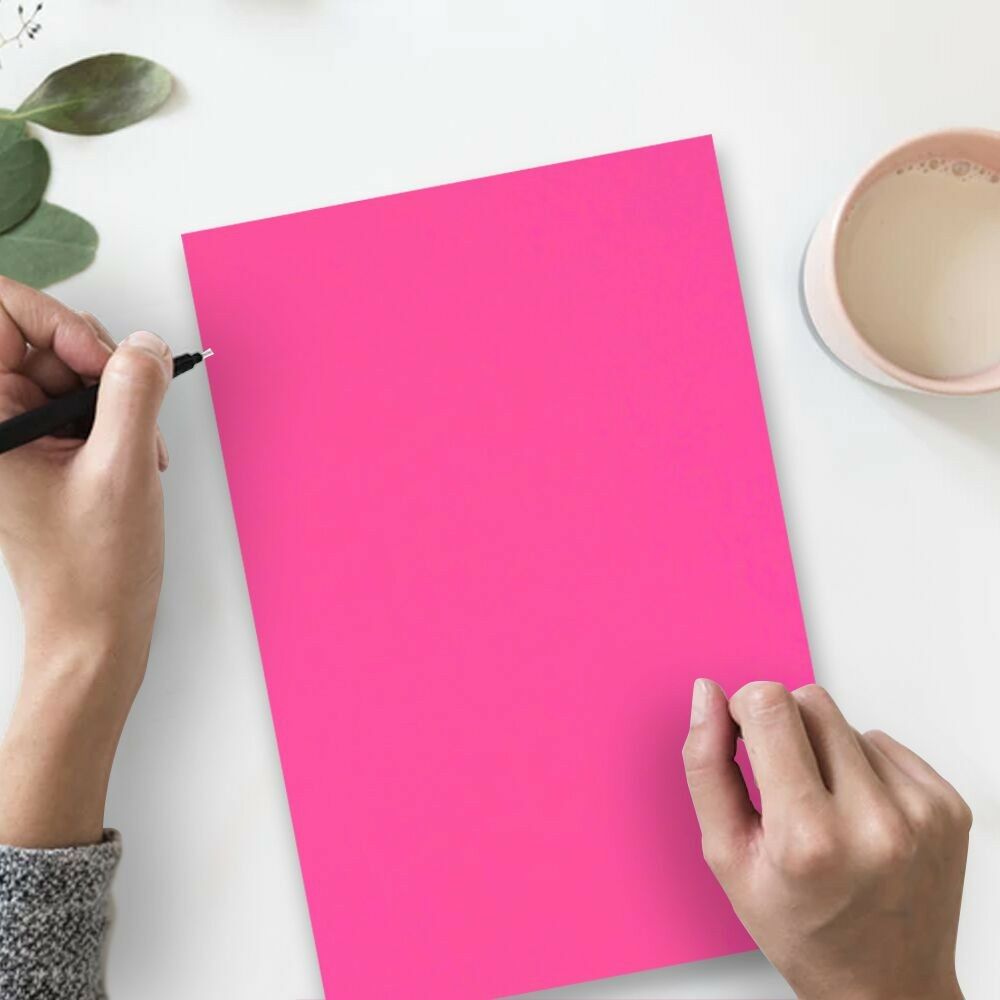 Fuchsia Pink Magenta 65lb 8 1/2 x 14 Cardstock