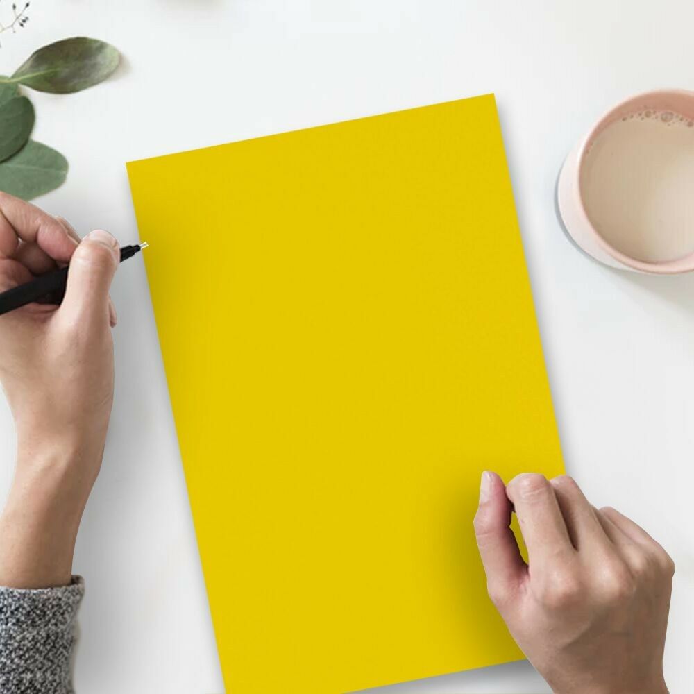 Yellow 65lb 8 1/2 x 14 Cardstock