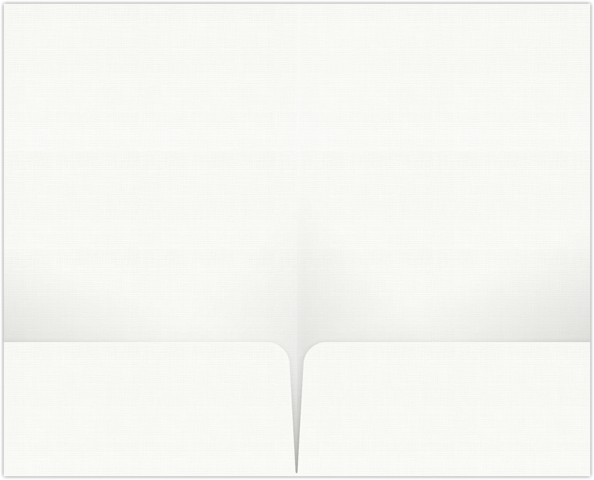 Bright White 9 x 14 1/2 Legal Folders