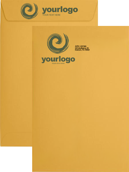 Brown Kraft 28lb 6 x 9 Open End Envelopes