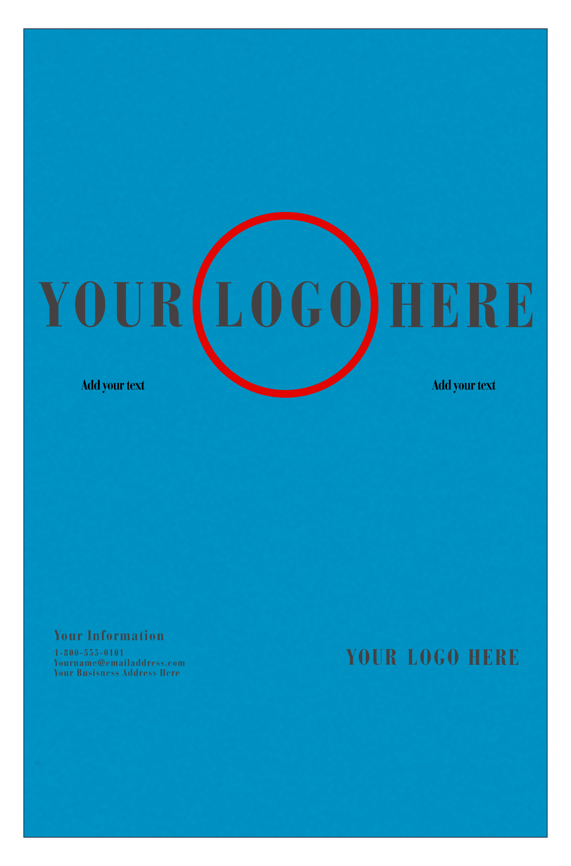 Blue Vellum 110lb 11 x 17 Cardstock