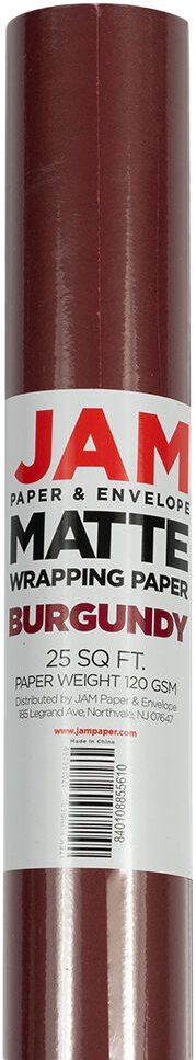 Burgundy Wrapping Paper (25 Sq Ft)