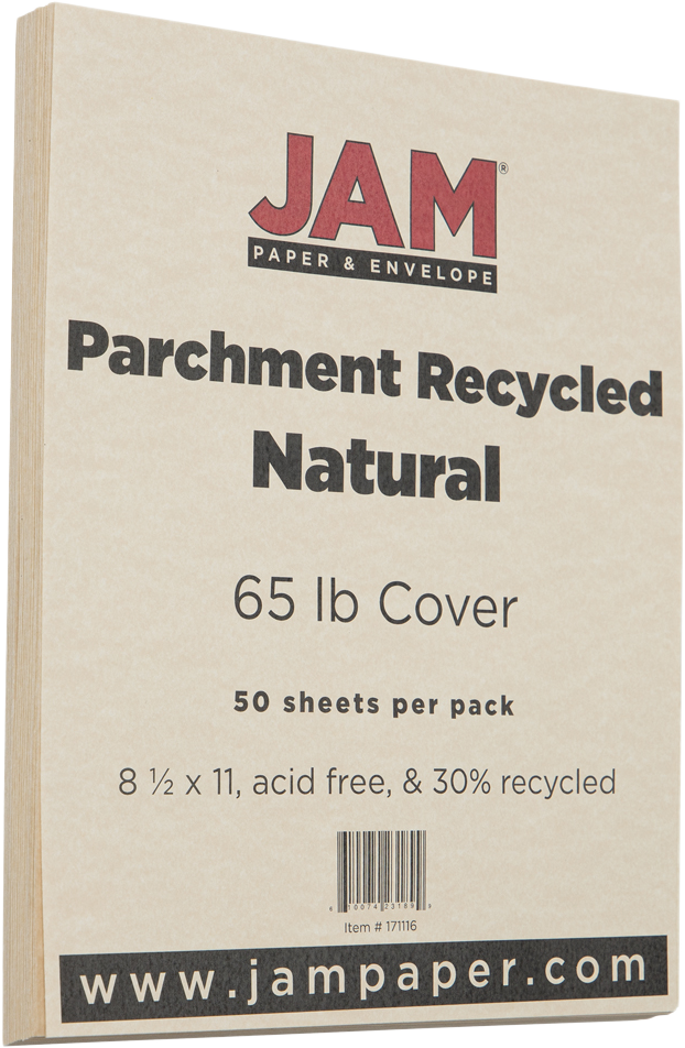 Natural Parchment 65lb 8 1/2 x 11 Cardstock