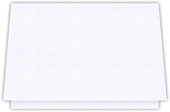 Marble Crush White Smooth 12pt C1S 5 1/8 x 3 3/8 One Pocket Landscape Photo Holders with 1 3/8 Inch Pocket