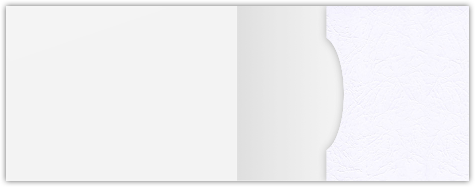 Marble Crush White Smooth 12pt C1S 2 3/4 x 3 3/4 One Pocket Key Card Holders with 2 1/4 Inch Pocket