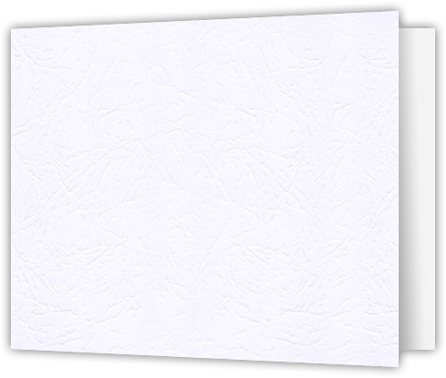 Marble Crush White Smooth 12pt C1S 2 3/4 x 3 3/4 One Pocket Key Card Holders with 2 1/4 Inch Pocket