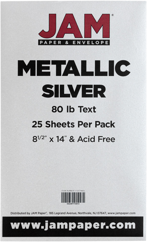 Silver Metallic 32lb 8 1/2 x 14 Paper