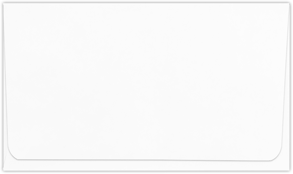 White 24lb Remittance Envelopes (3 1/2 x 6 Closed)