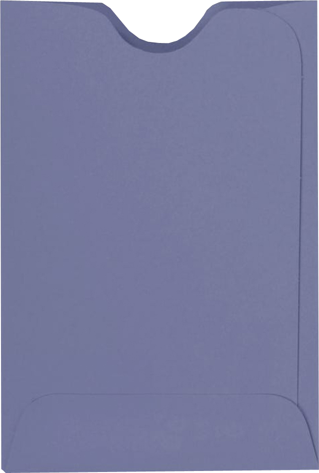 Wisteria Purple 32lb Credit Card Sleeve (2 3/8 x 3 1/2)