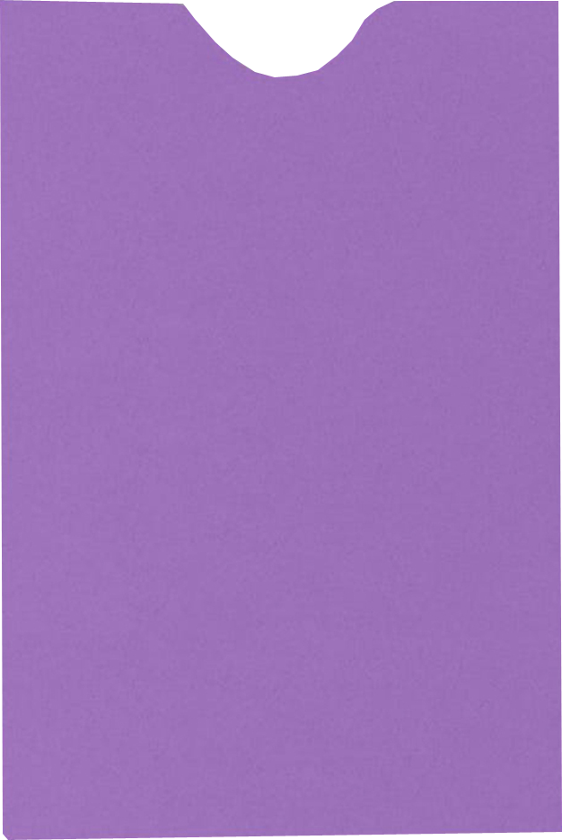 Violet Grape Purple 28lb Credit Card Sleeve (2 3/8 x 3 1/2)