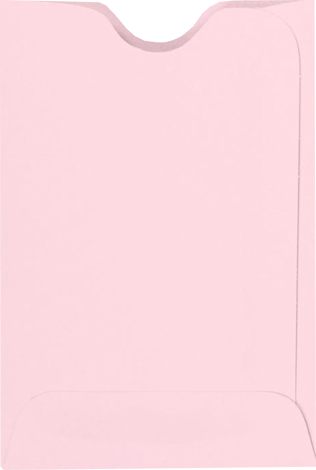 Baby Candy Pink 32lb Credit Card Sleeve (2 3/8 x 3 1/2)