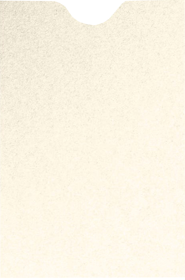 Champagne Ivory Metallic 105lb Credit Card Sleeve (2 3/8 x 3 1/2)