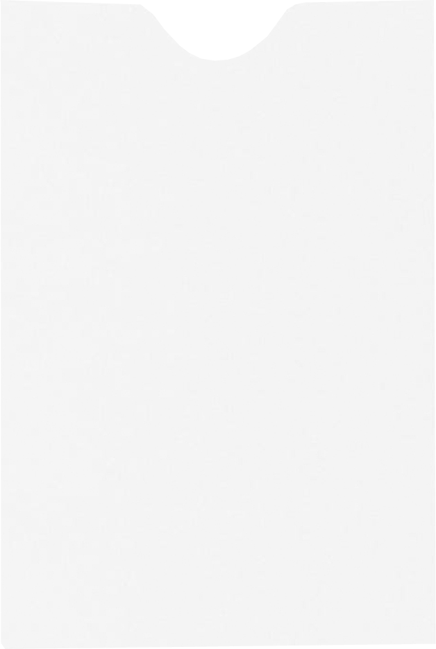 White 24lb Credit Card Sleeve (2 3/8 x 3 1/2)