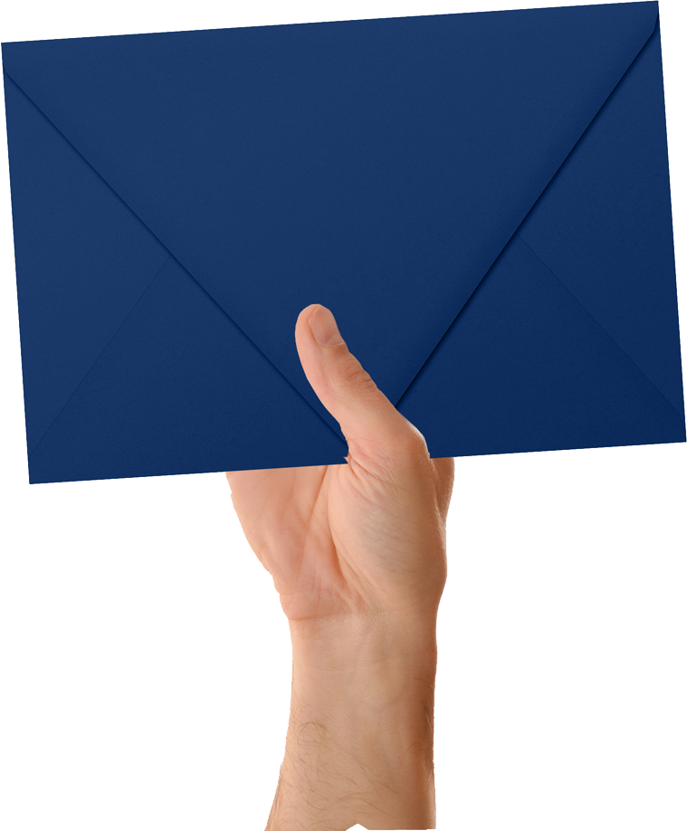 Navy Blue 32lb 6 x 9 Booklet Contour Flap Envelopes