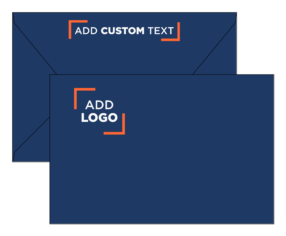 Navy Blue 32lb 6 x 9 Booklet Contour Flap Envelopes