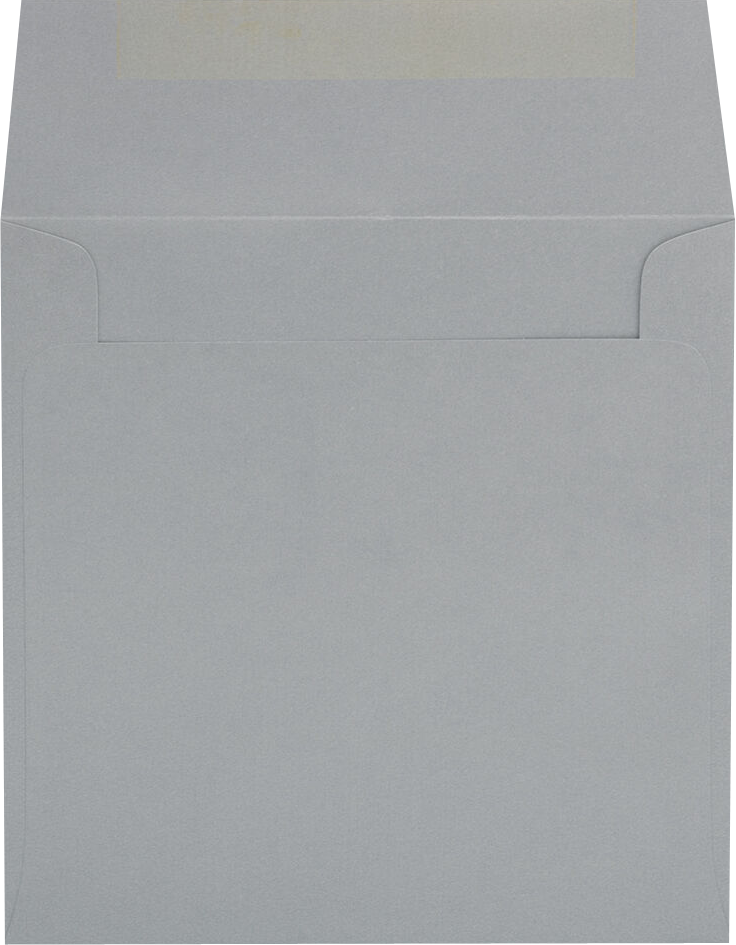 Silver Metallic 32lb 7 1/2 x 7 1/2 Square Envelopes