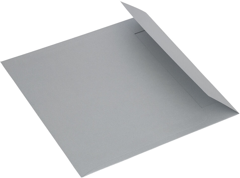 Silver Metallic 32lb 7 1/2 x 7 1/2 Square Envelopes