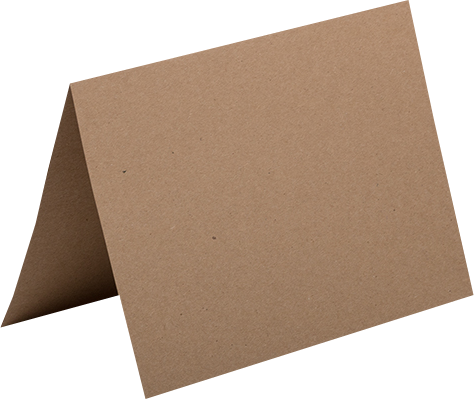 Grocery Bag 60lb A7 Foldover Cards (5 x 6 5/8)