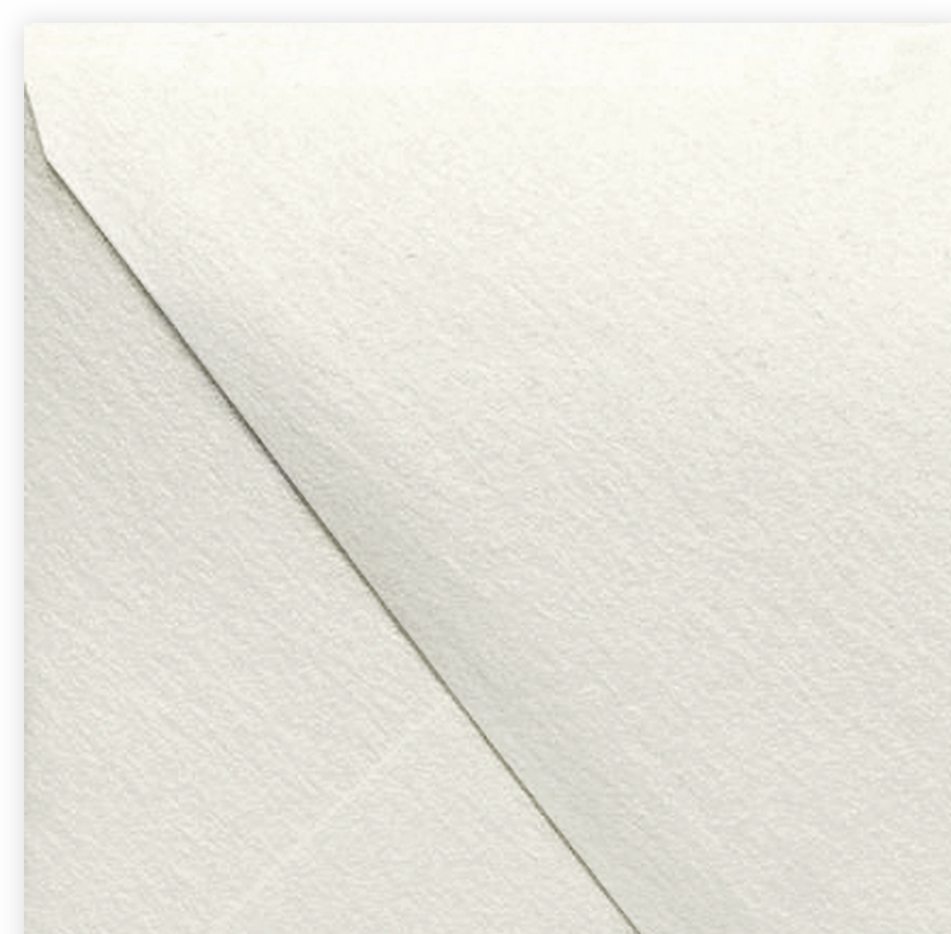White Quartz Metallic 32lb A1 Contour Flap Envelopes (3 5/8 x 5 1/8)