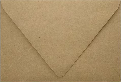 Grocery Bag 28lb A1 Contour Flap Envelopes (3 5/8 x 5 1/8)