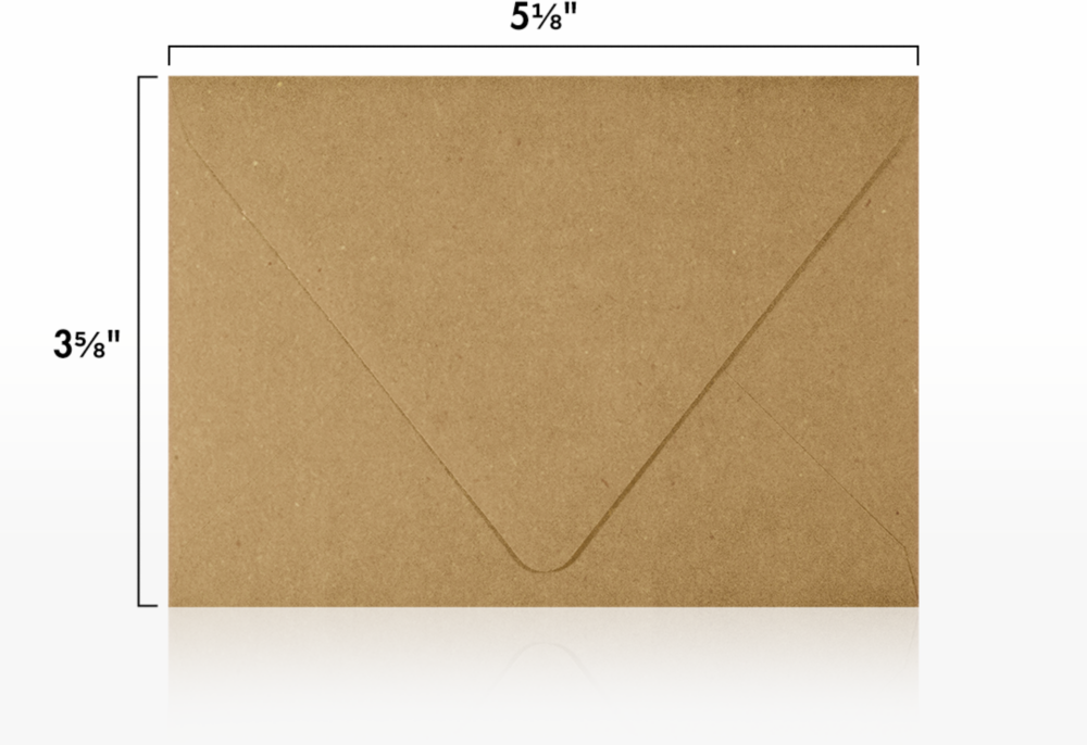 Grocery Bag 28lb A1 Contour Flap Envelopes (3 5/8 x 5 1/8)