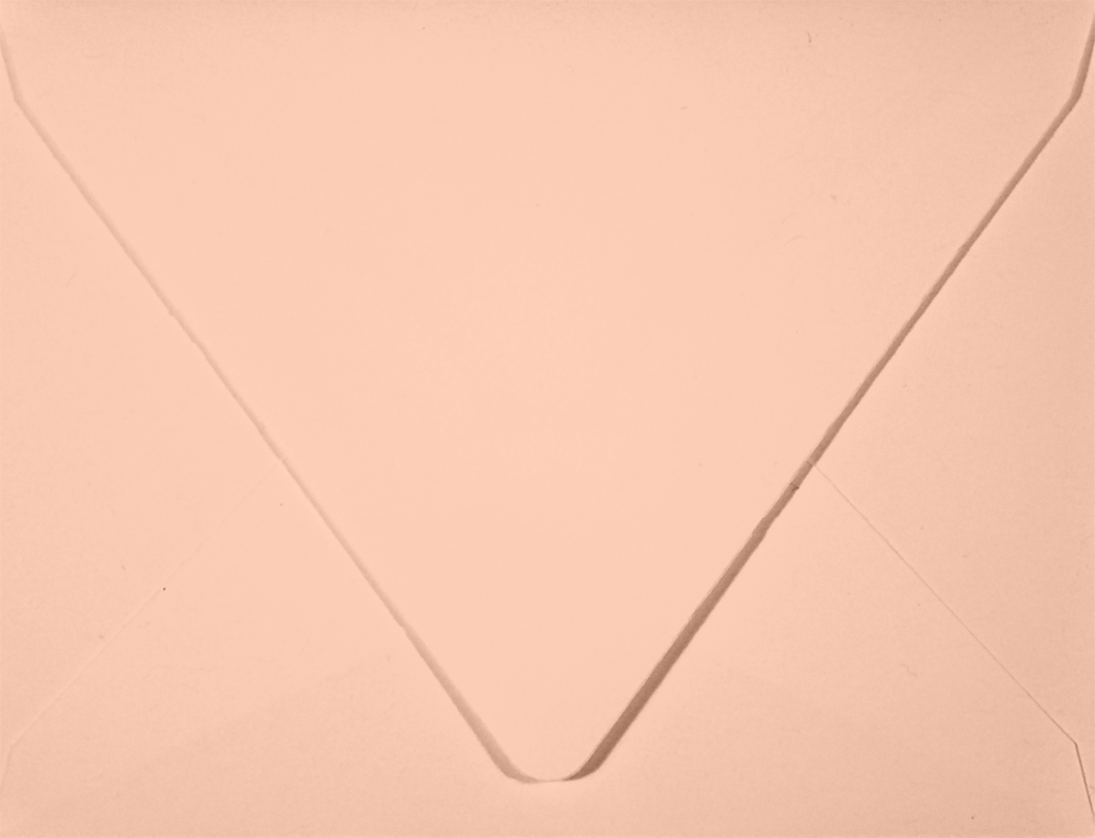 Blush Pink 32lb A2 Contour Flap Envelopes (4 3/8 x 5 3/4