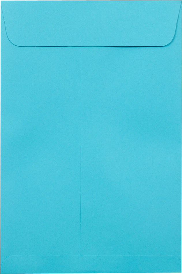 Pool Blue 32lb 6 x 9 Open End Envelopes with Peel & Seal