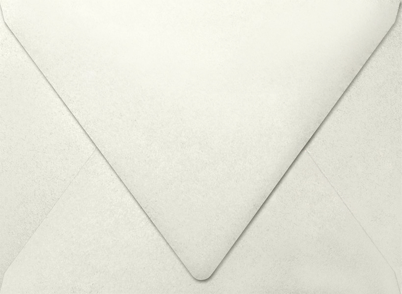 White Quartz Metallic 32lb A7 Contour Flap Envelopes (5 1/4 x 7 1/4)