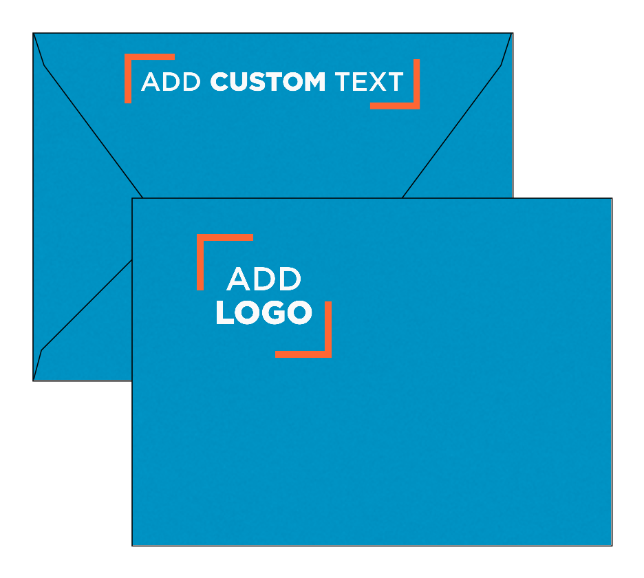 Pool Blue 32lb A7 Contour Flap Envelopes (5 1/4 x 7 1/4)