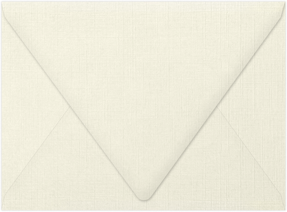 Natural Linen 32lb A7 Contour Flap Envelopes (5 1/4 x 7 1/4)