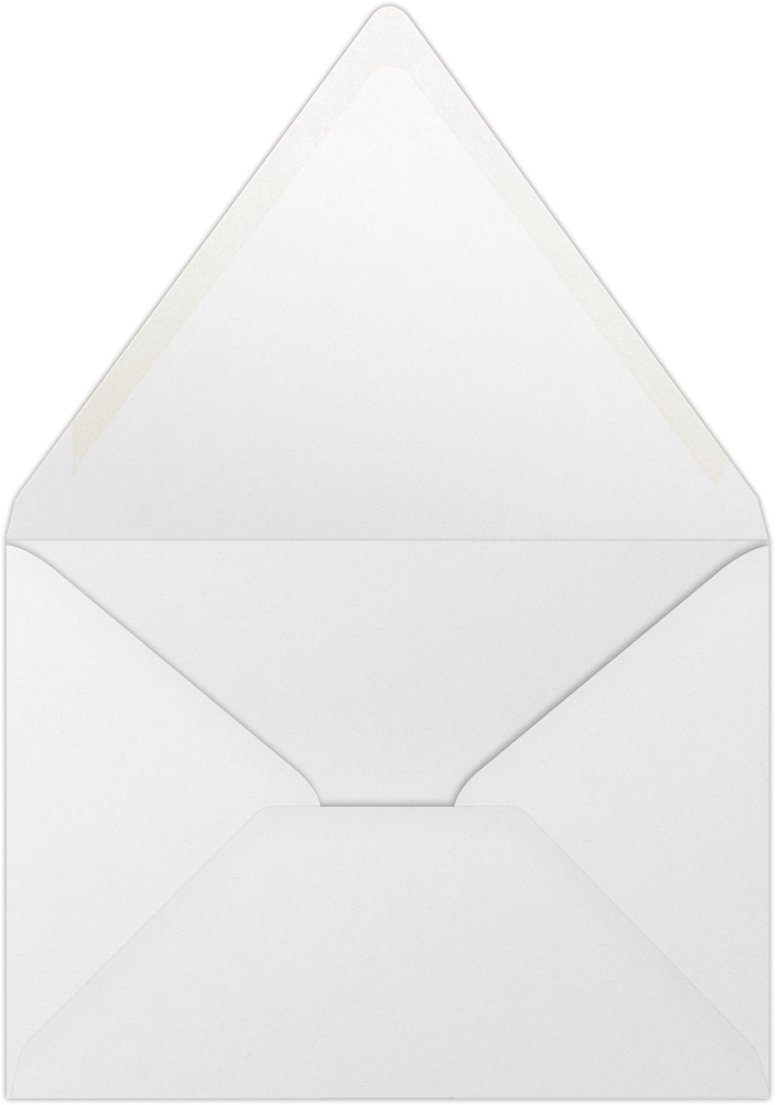 White Recycled 32lb A7 Contour Flap Envelopes (5 1/4 x 7 1/4)