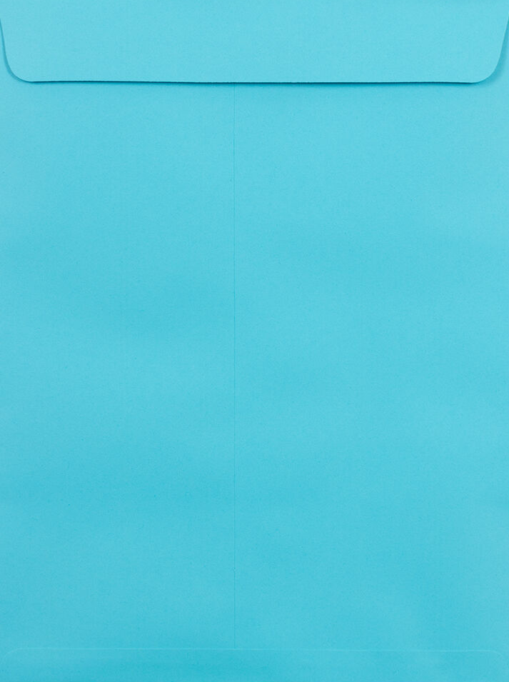 Pool Blue 32lb 9 x 12 Open End Envelopes with Peel & Seal