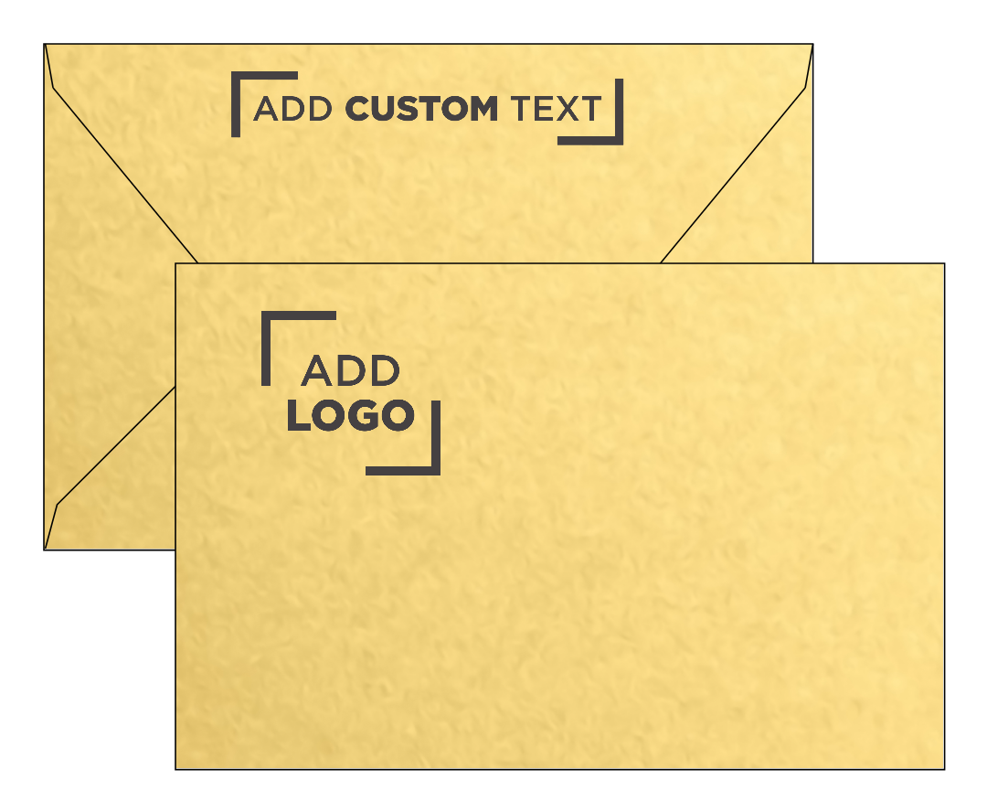 Gold Metallic 32lb A9 Contour Flap Envelopes (5 3/4 x 8 3/4)