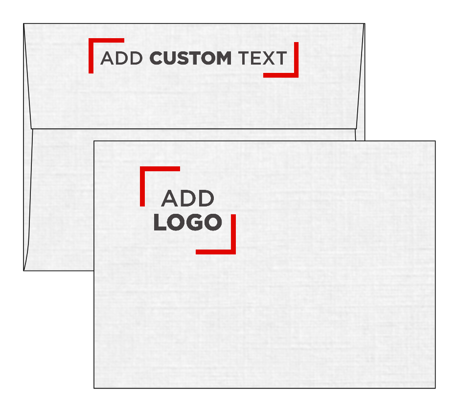 White Linen 32lb Strathmore A7 Invitation Premium Envelopes (5 1/4 x 7 1/4)