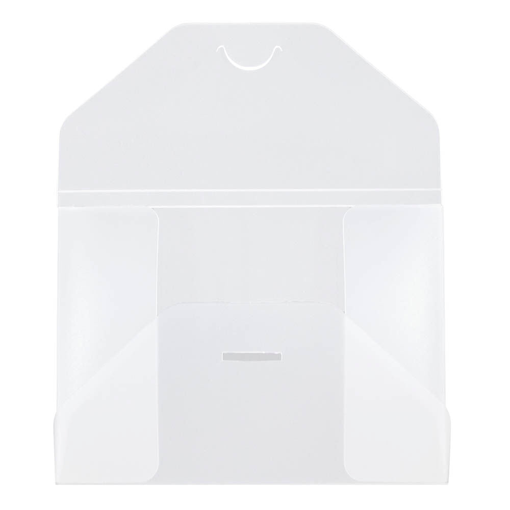 Clear Frost Small 4 1/4 x 6 1/4 x 1/4 Plastic Portfolios