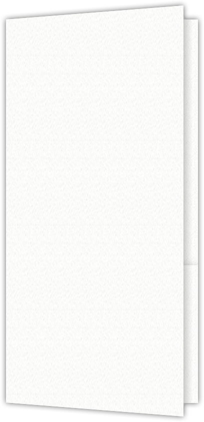 White Felt 80lb 3 1/2 x 7 One Pocket Key Card Holders with 2 1/2 Inch Pocket