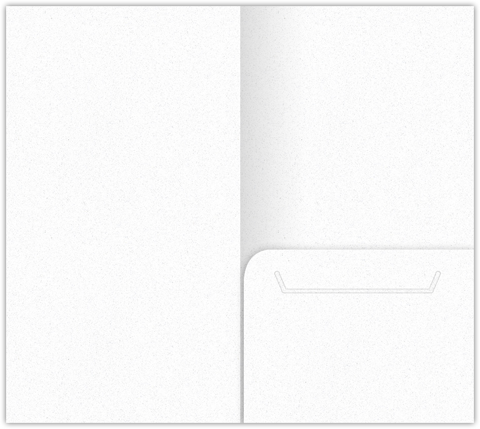 White Fiber 80lb 3 3/8 x 6 One Pocket Key Card Holders with 2 1/2 Inch Pocket