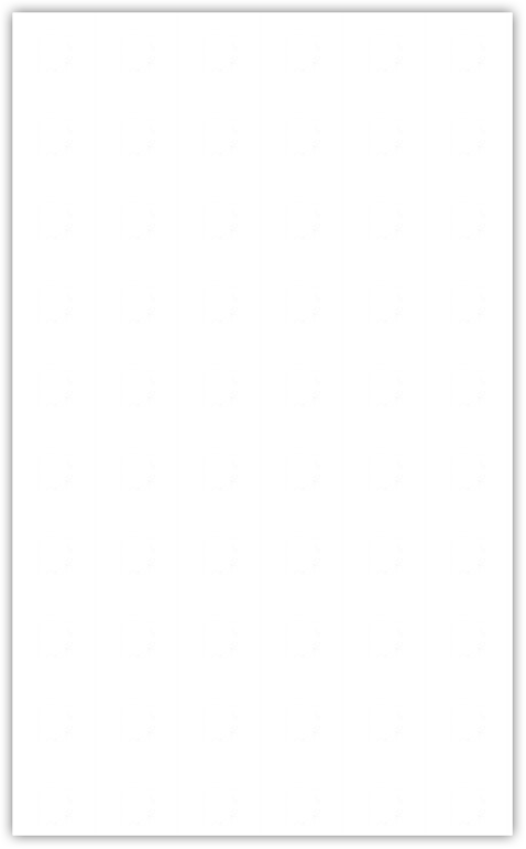 White Recycled Smooth 80lb 2 3/4 x 4 1/2 One Curved Pocket Key Card Holders with 3 Inch Pocket